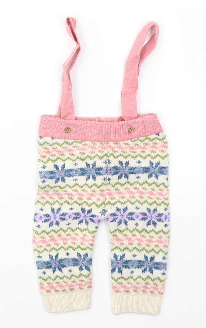 M&S Baby Multicoloured    Leggings Size 3-6 Months  - FESTIVE