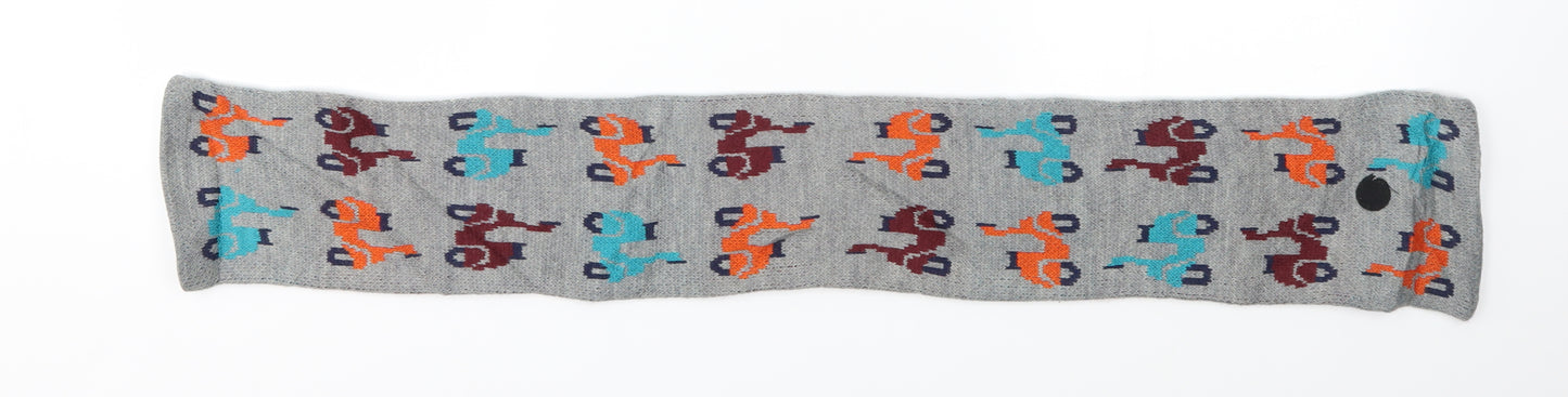 M&S Unisex Multicoloured   Scarf  One Size  - TRACTORS