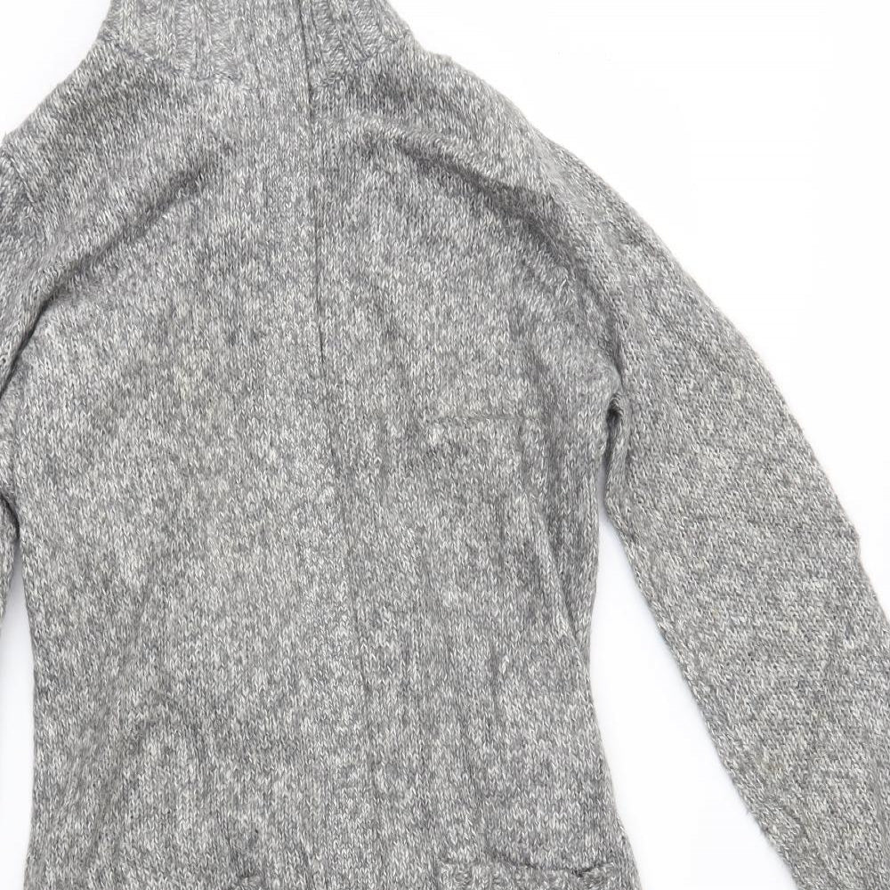 M&S Womens Grey    Coatigan Size L