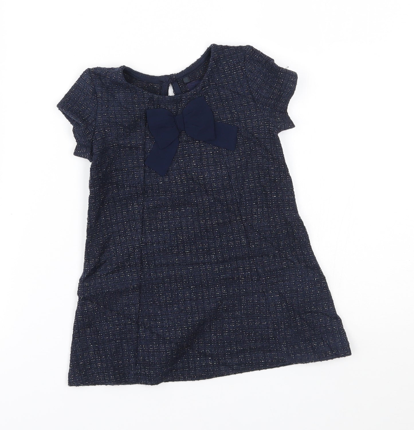 Young Dimension Girls Blue   Jumper Dress  Size 12-18 Months