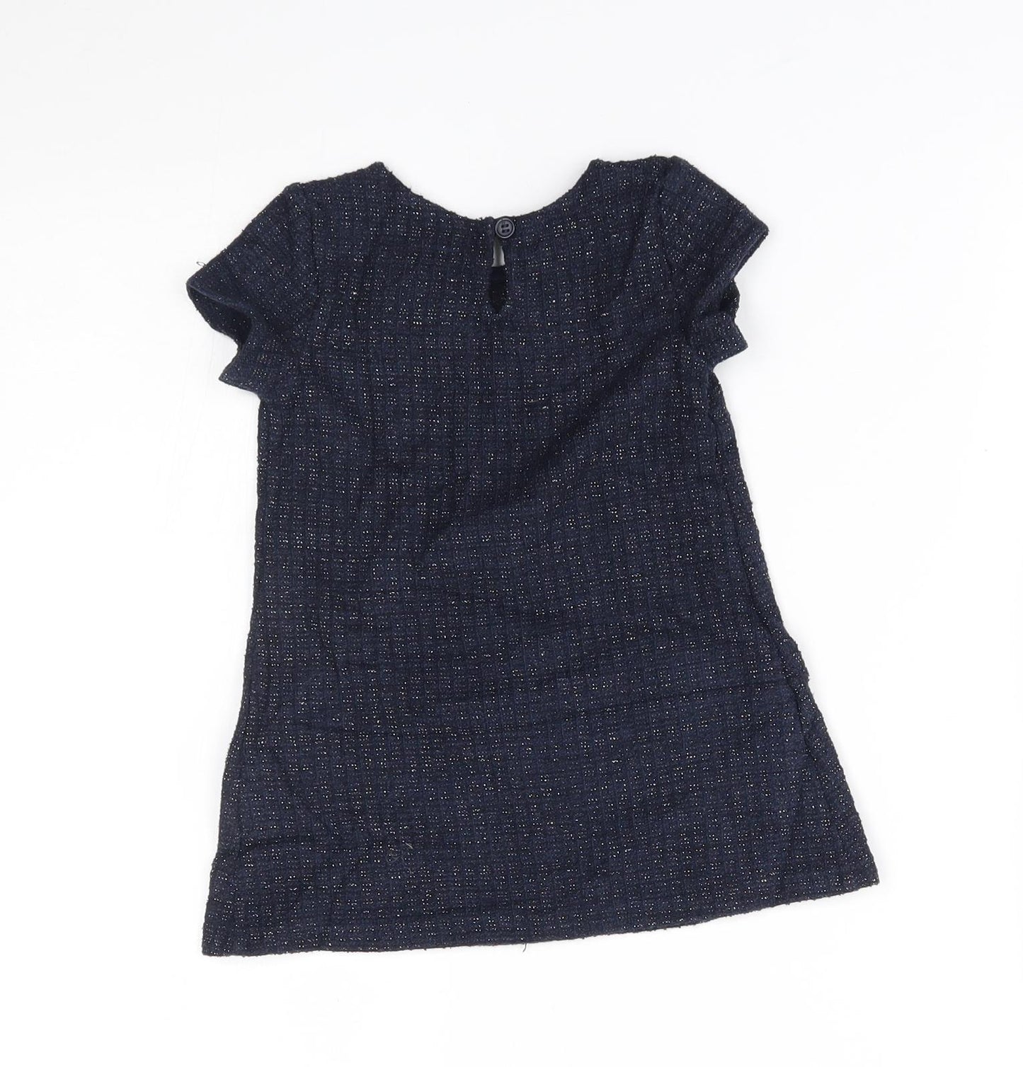 Young Dimension Girls Blue   Jumper Dress  Size 12-18 Months