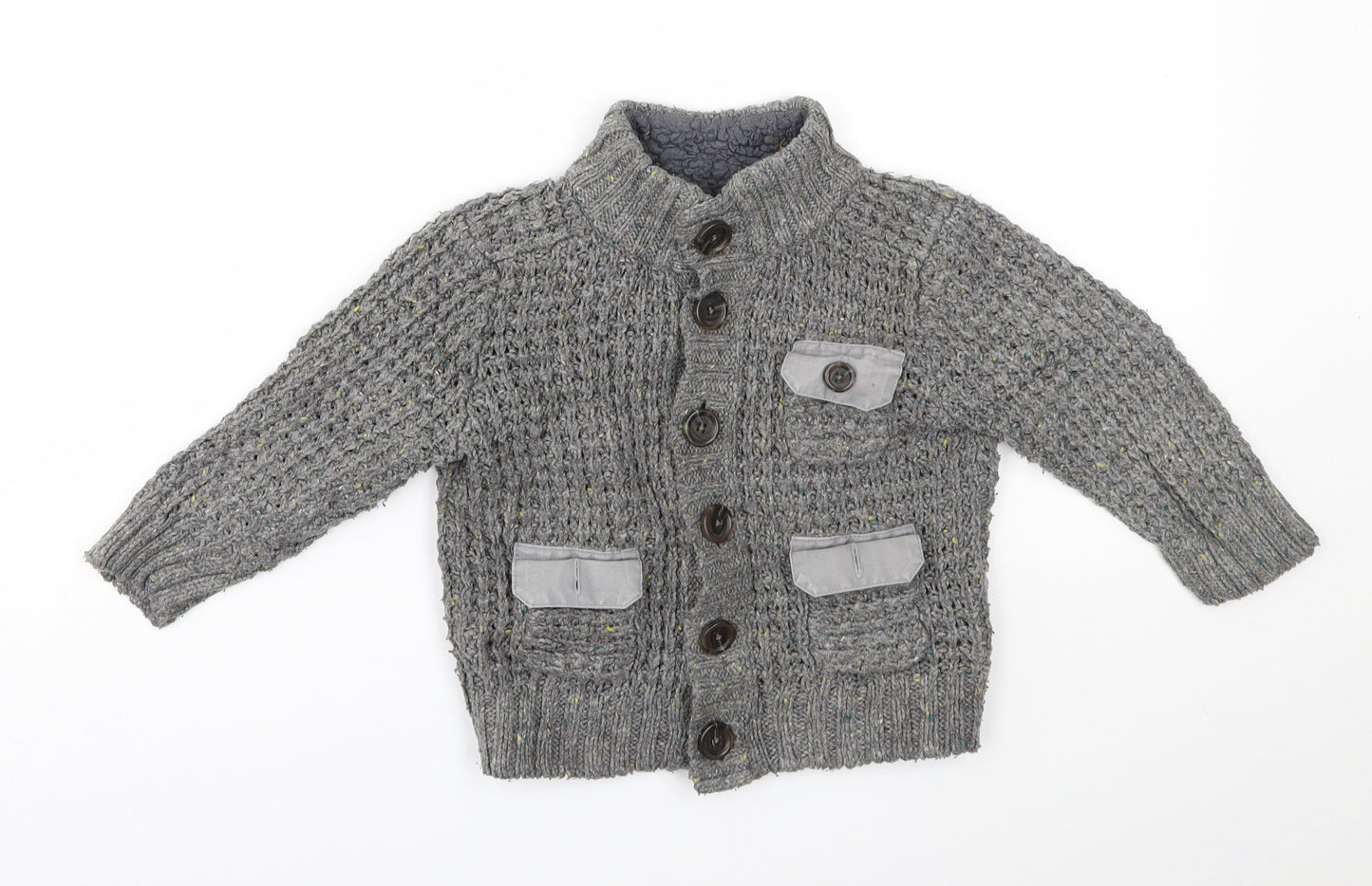 George Baby Grey   Cardigan Jumper Size 12-18 Months