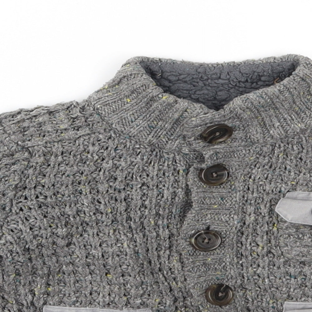 George Baby Grey   Cardigan Jumper Size 12-18 Months