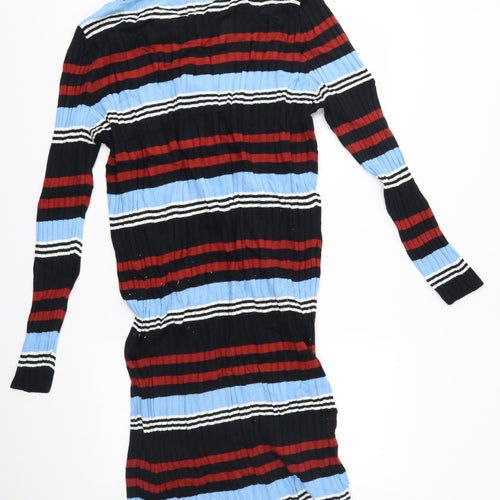 Primark Womens Multicoloured Striped  Jumper Dress  Size XL