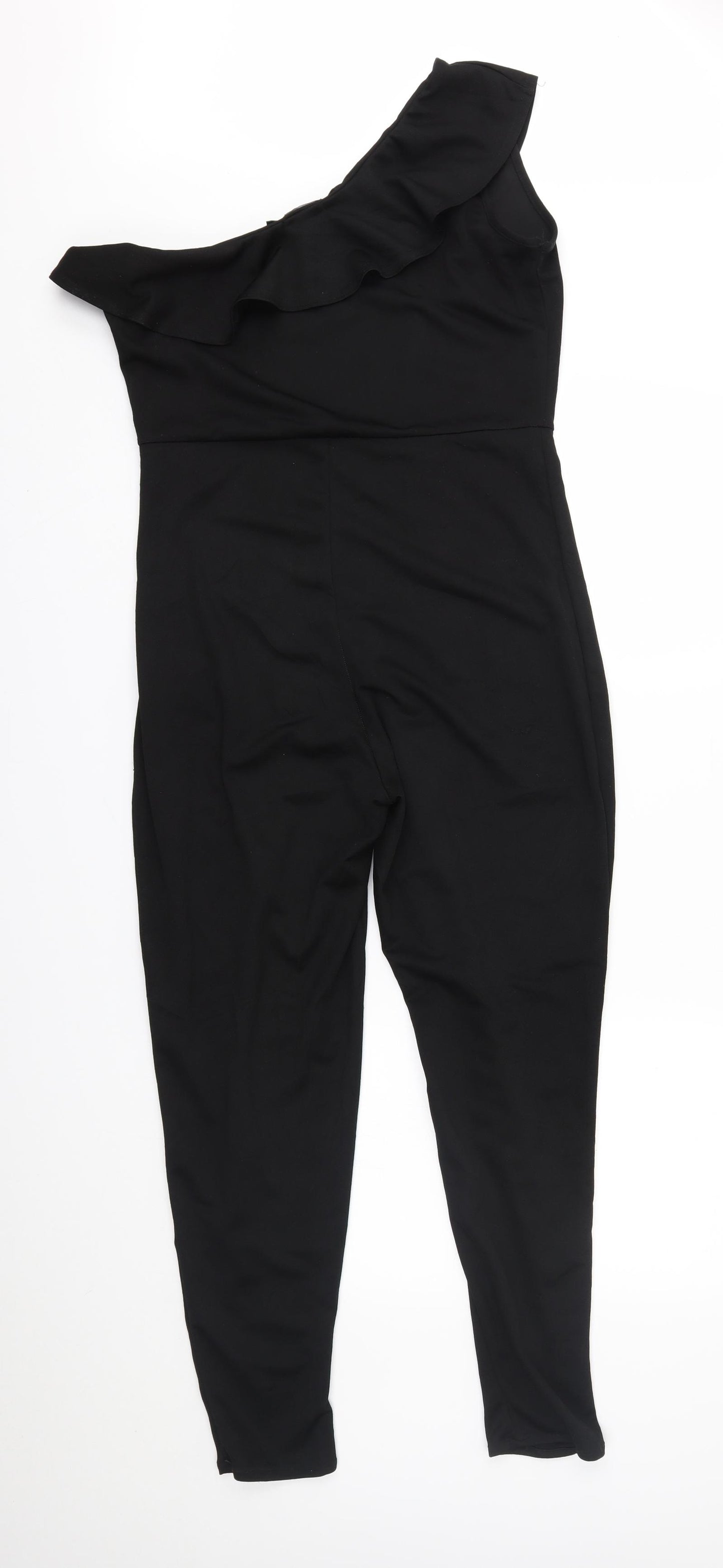 Boohoo Womens Black   Jumpsuit One-Piece Size 14 L26 in