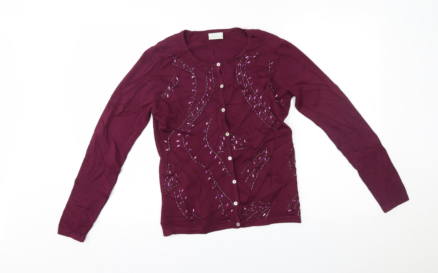 amarento Womens Red   Cardigan Jumper Size 10