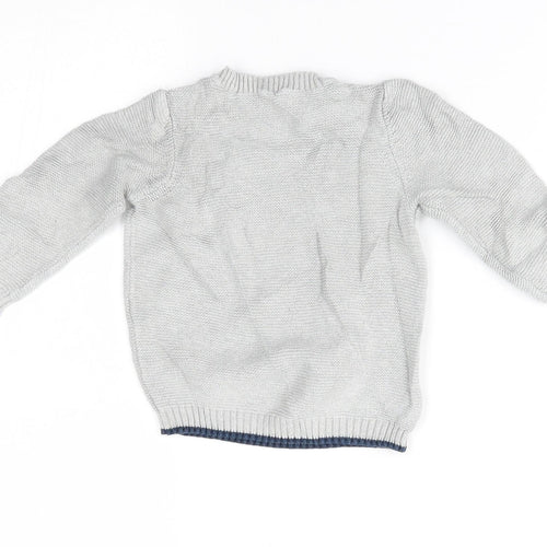 TU Baby Grey   Pullover Jumper Size 6-9 Months