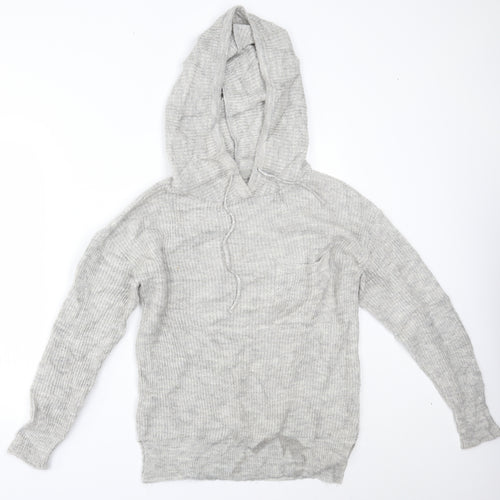 NEXT Womens Grey   Pullover Hoodie Size S
