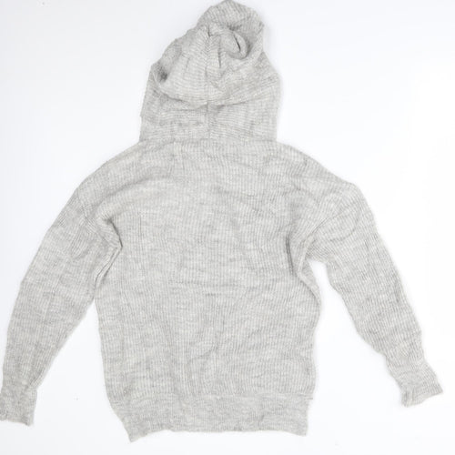 NEXT Womens Grey   Pullover Hoodie Size S