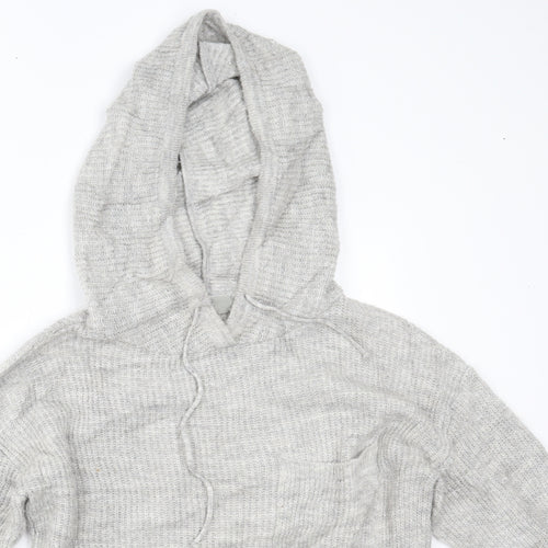NEXT Womens Grey   Pullover Hoodie Size S