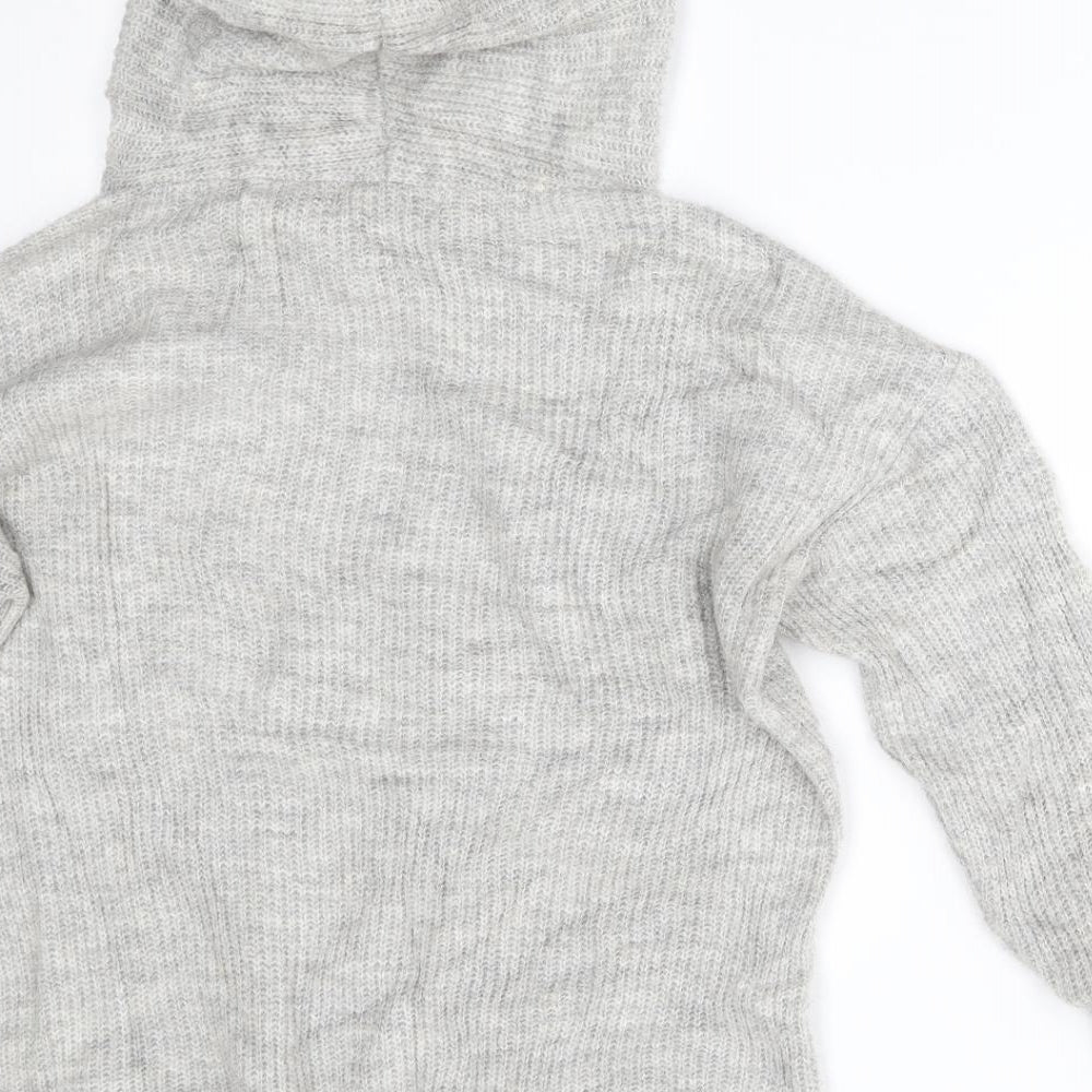 NEXT Womens Grey   Pullover Hoodie Size S