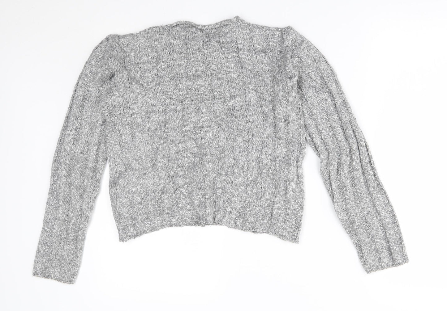 m&S Womens Grey   Pullover Jumper Size 14