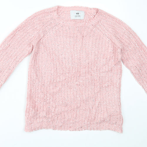Young Dimension Girls Pink   Pullover Jumper Size 11-12 Years