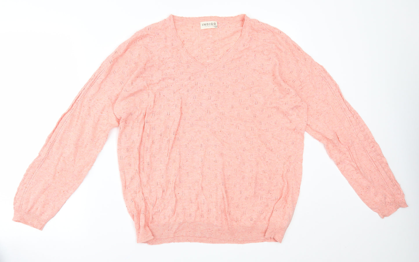 M&S Womens Pink   Pullover Jumper Size 16