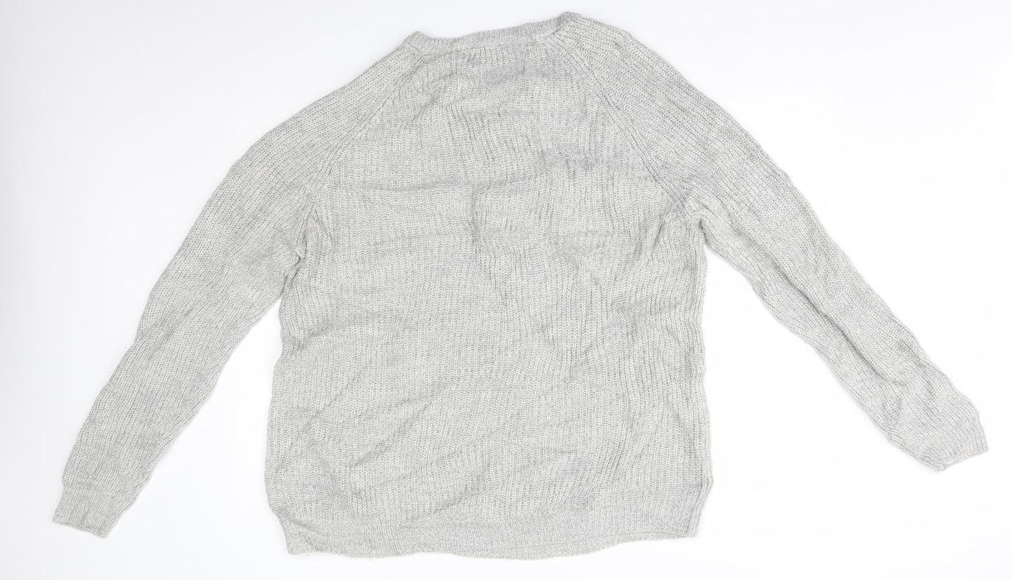 George Mens Grey   Pullover Jumper Size XL