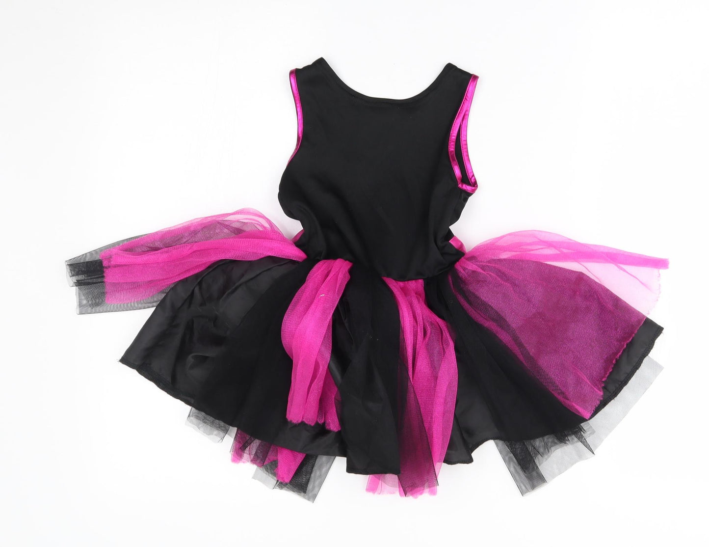 TU Girls Black   Fit & Flare  Size 2-3 Years  - batman