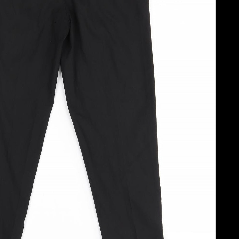 burton menswear Mens Black   Trousers  Size 30 L27 in