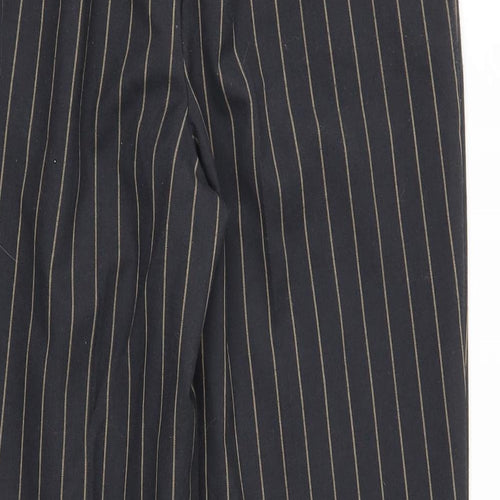 Primark Womens Grey Striped  Trousers  Size 6 L20 in