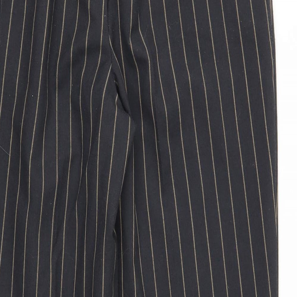 Primark Womens Grey Striped  Trousers  Size 6 L20 in