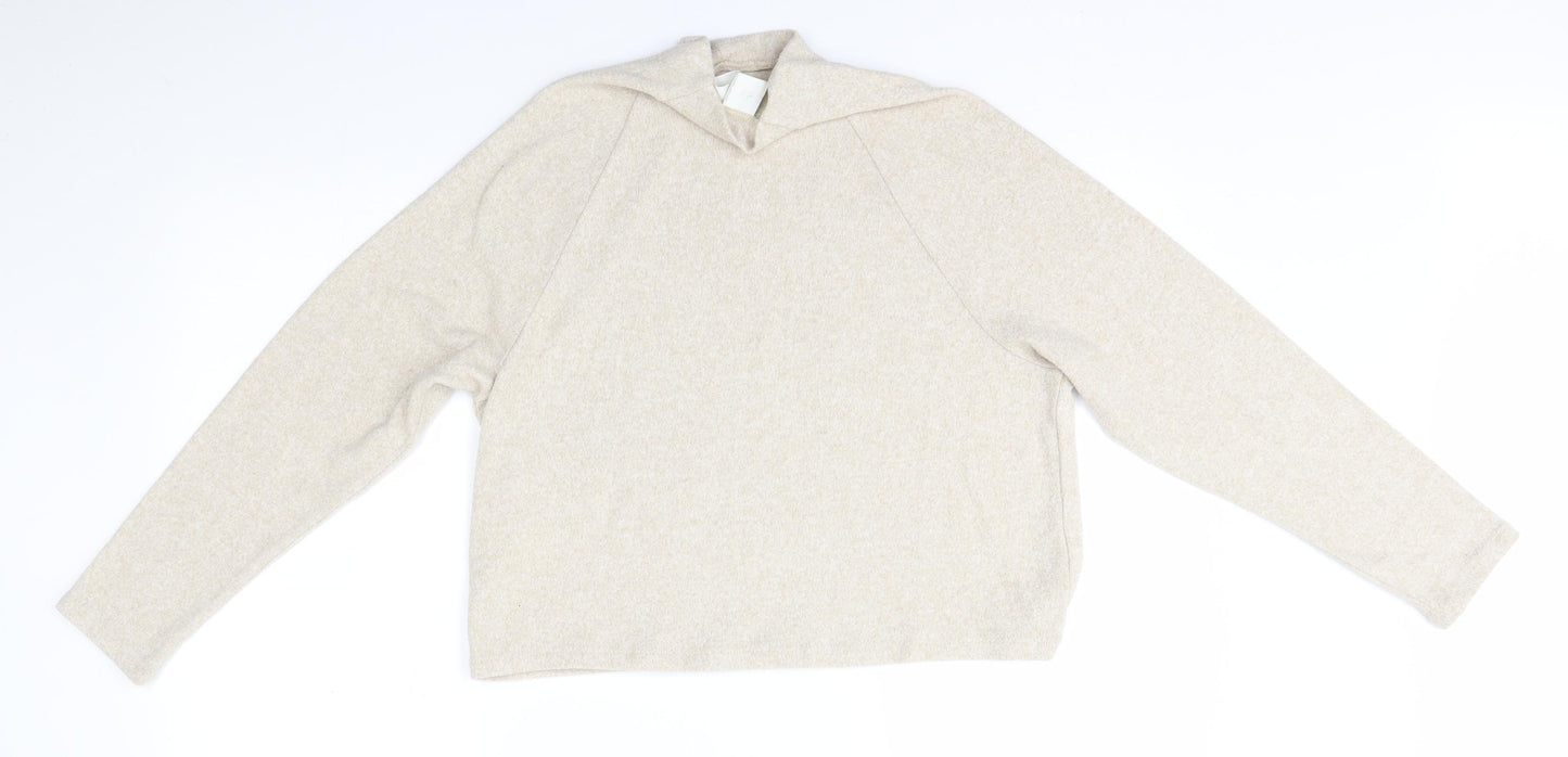 H&M Womens Beige   Pullover Jumper Size XS