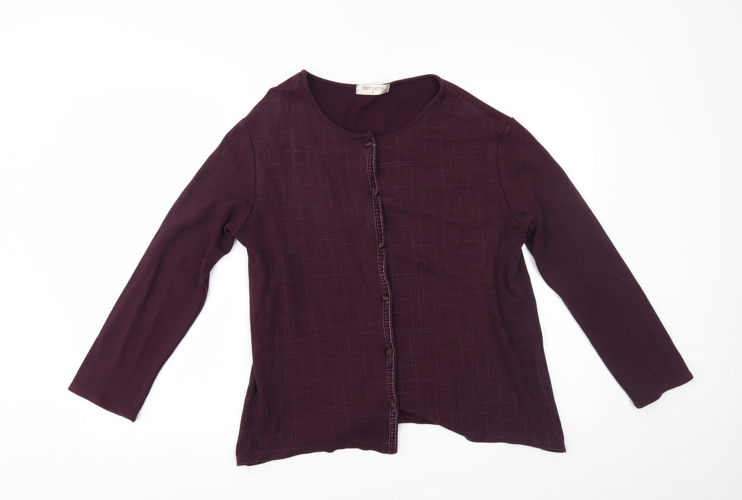 bonmarche Womens Red   Cardigan Jumper Size M