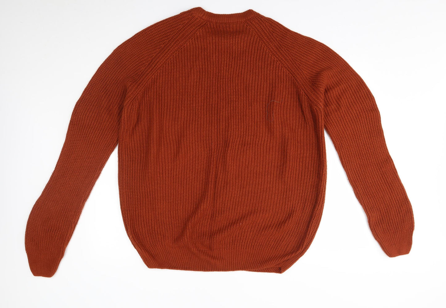 George Mens Orange   Pullover Jumper Size L