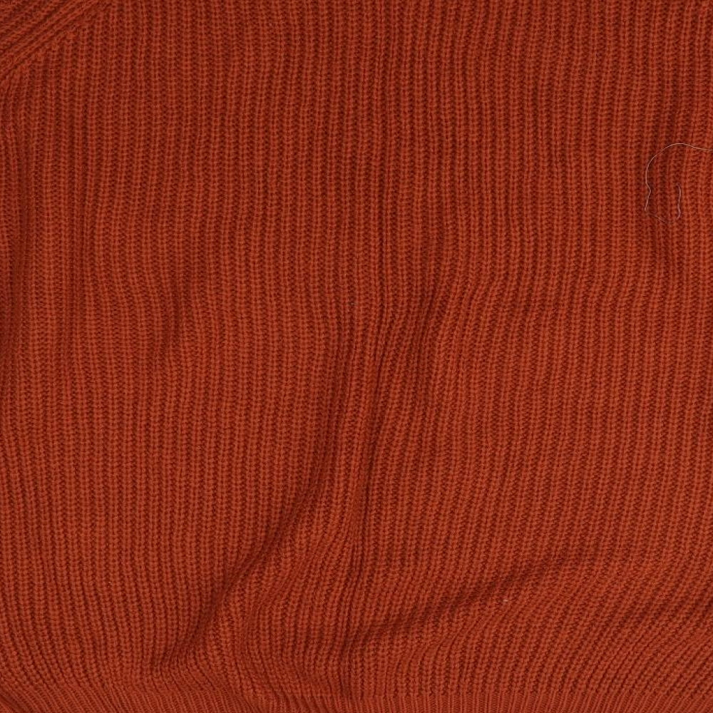 George Mens Orange   Pullover Jumper Size L