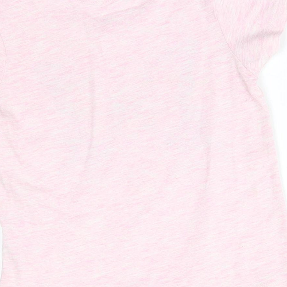 Primark Girls Pink   Basic T-Shirt Size 4-5 Years  - butterfly
