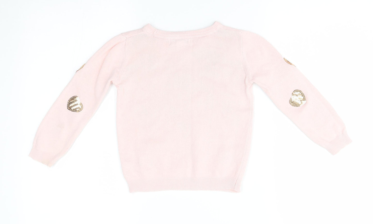 Primark Girls Pink   Pullover Jumper Size 3-4 Years