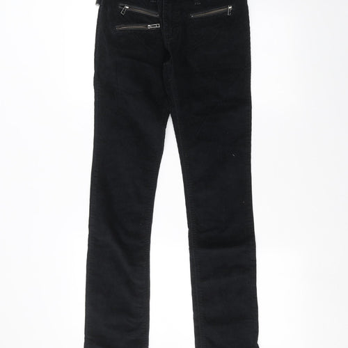 Zadig & Voltaire Womens Black   Straight Jeans Size 8 L31 in