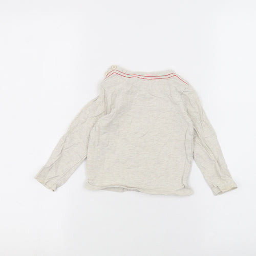 John Lewis Baby White   Basic T-Shirt Size 12-18 Months