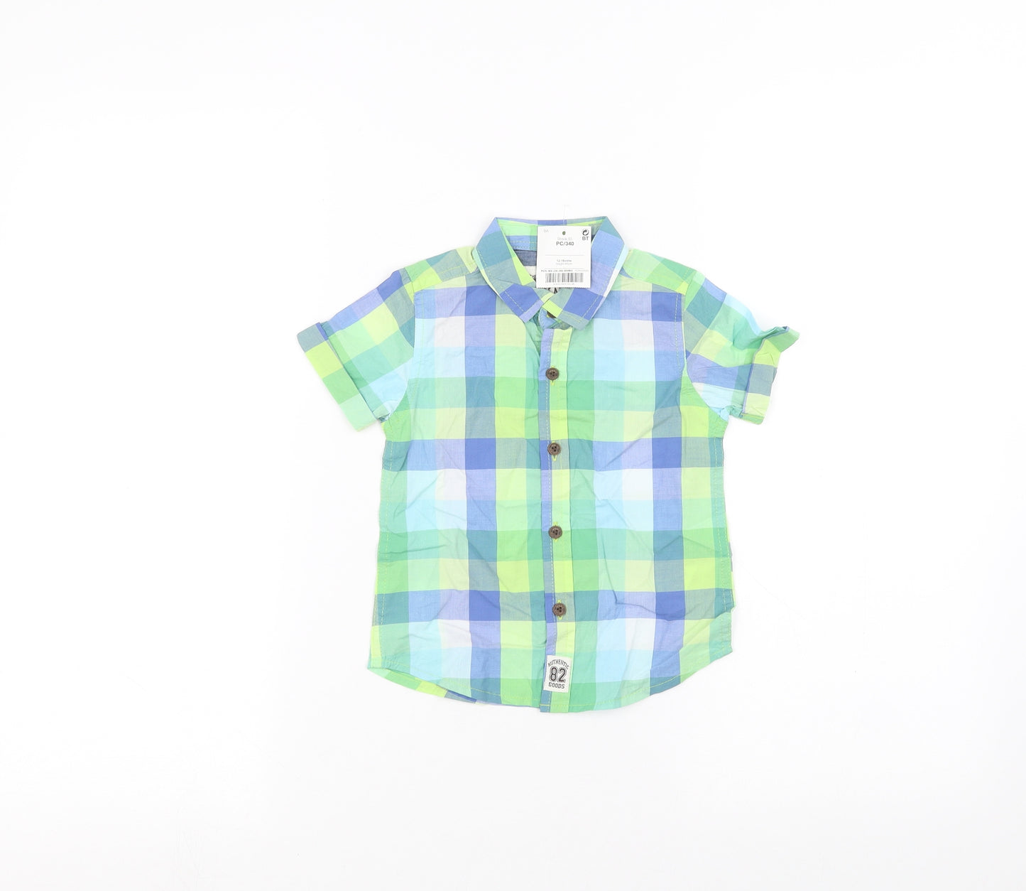 NEXT Baby Green   Basic Button-Up Size 12-18 Months