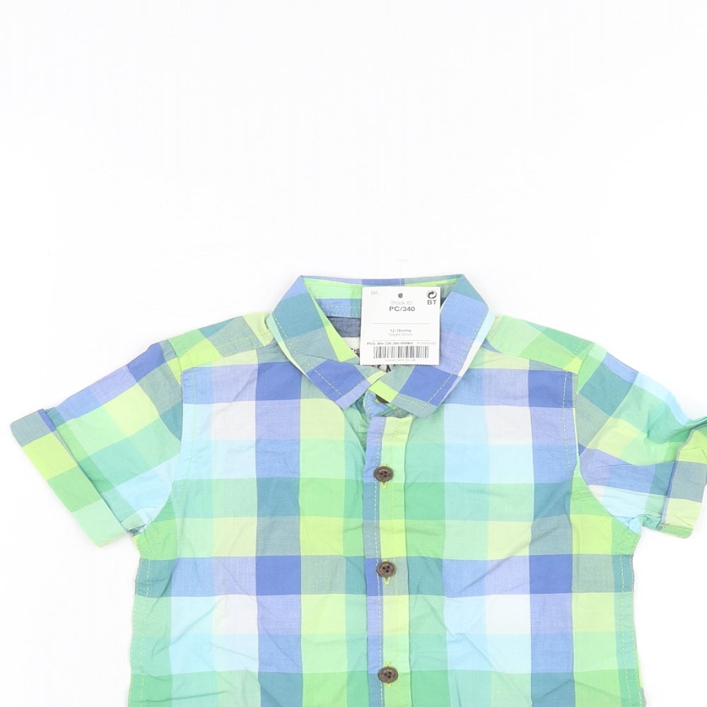 NEXT Baby Green   Basic Button-Up Size 12-18 Months