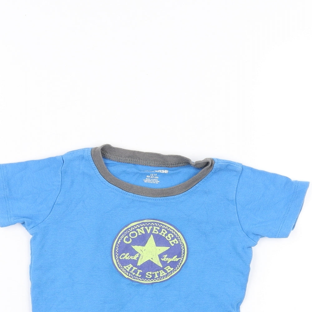 Converse Baby Blue   Basic T-Shirt Size 18-24 Months