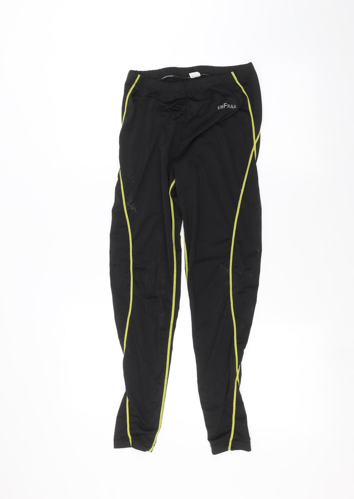 emfraa Girls Black Jegging Trousers Size M