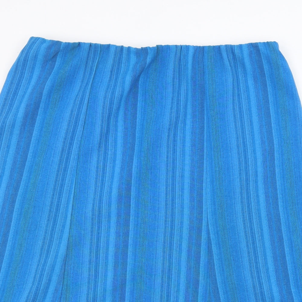 EWM Womens Blue   A-Line Skirt Size 18