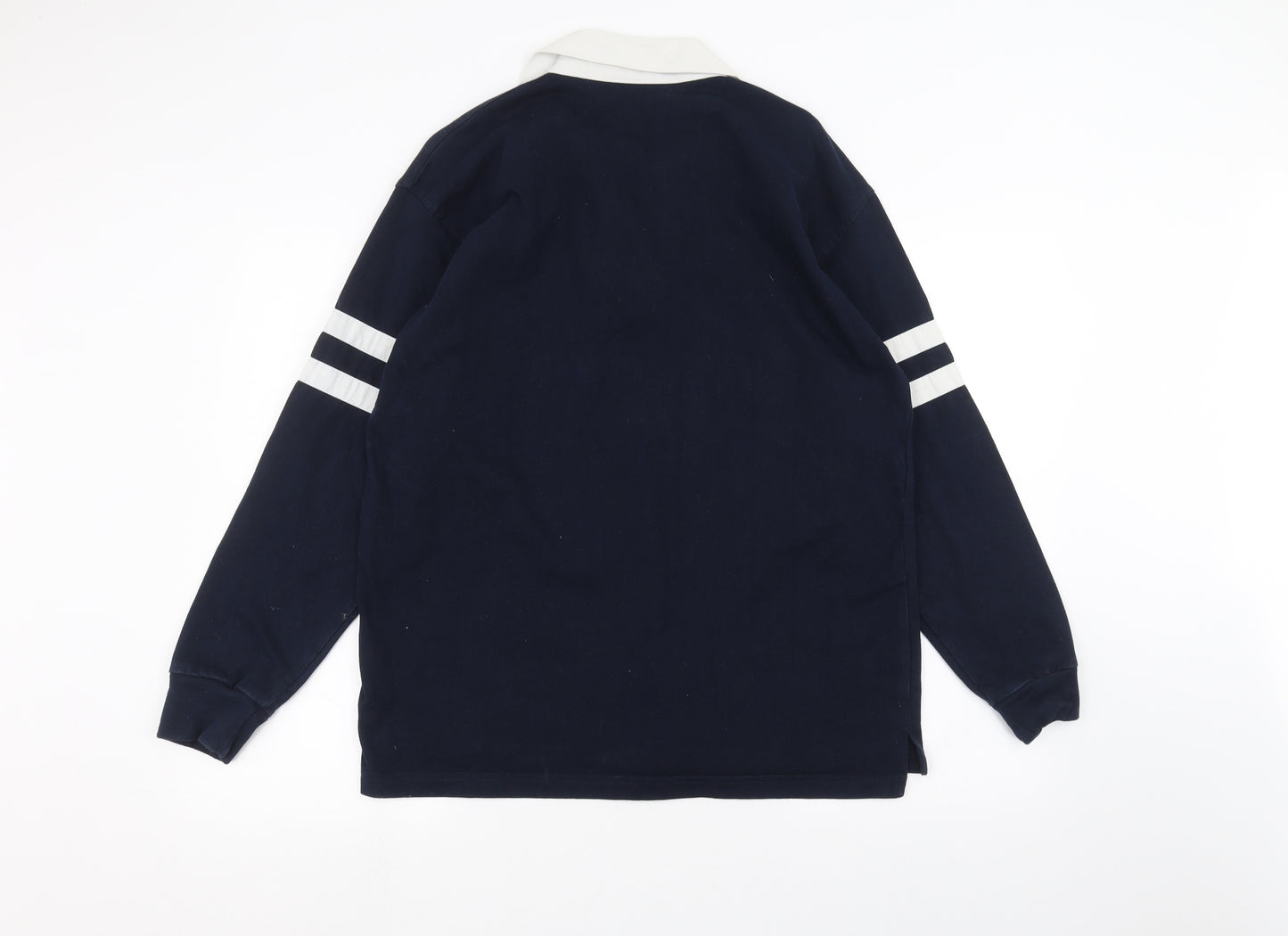 Rugby Nations Mens Blue    Polo Size M