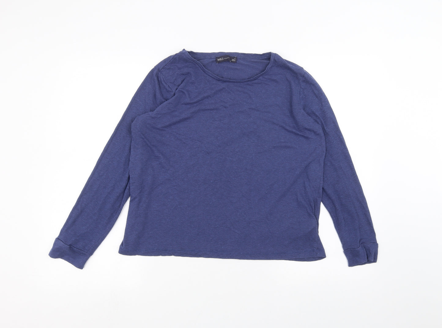 Marks and Spencer Womens Blue   Basic T-Shirt Size 16