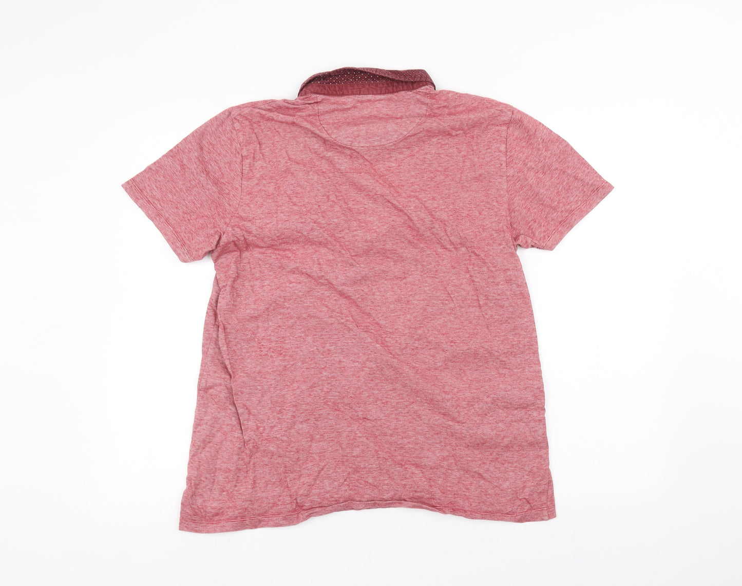 George Mens Red    Polo Size L