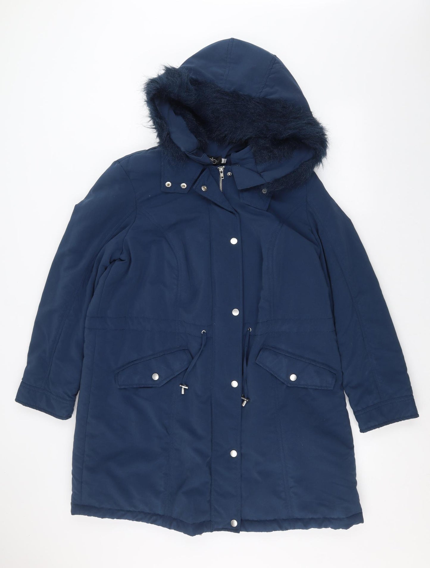 david barry Womens Blue   Parka Coat Size 20