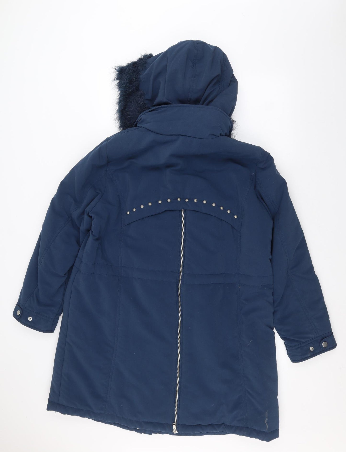 david barry Womens Blue   Parka Coat Size 20