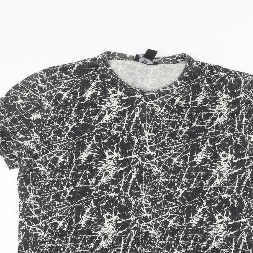 Cedar Wood State Mens Black    T-Shirt Size XS