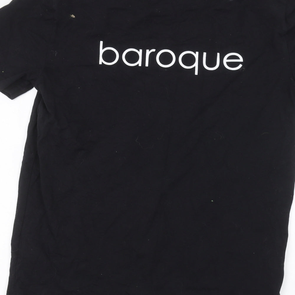 Penguin Mens Black    T-Shirt Size S