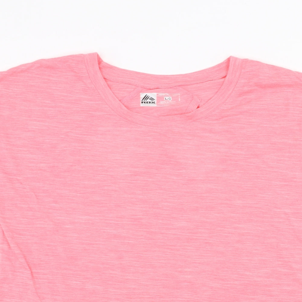 RBX Womens Pink   Basic T-Shirt Size L