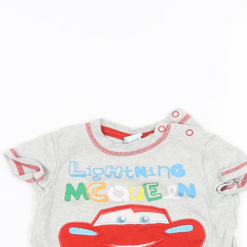 Disney Baby Grey   Basic T-Shirt Size 3-6 Months