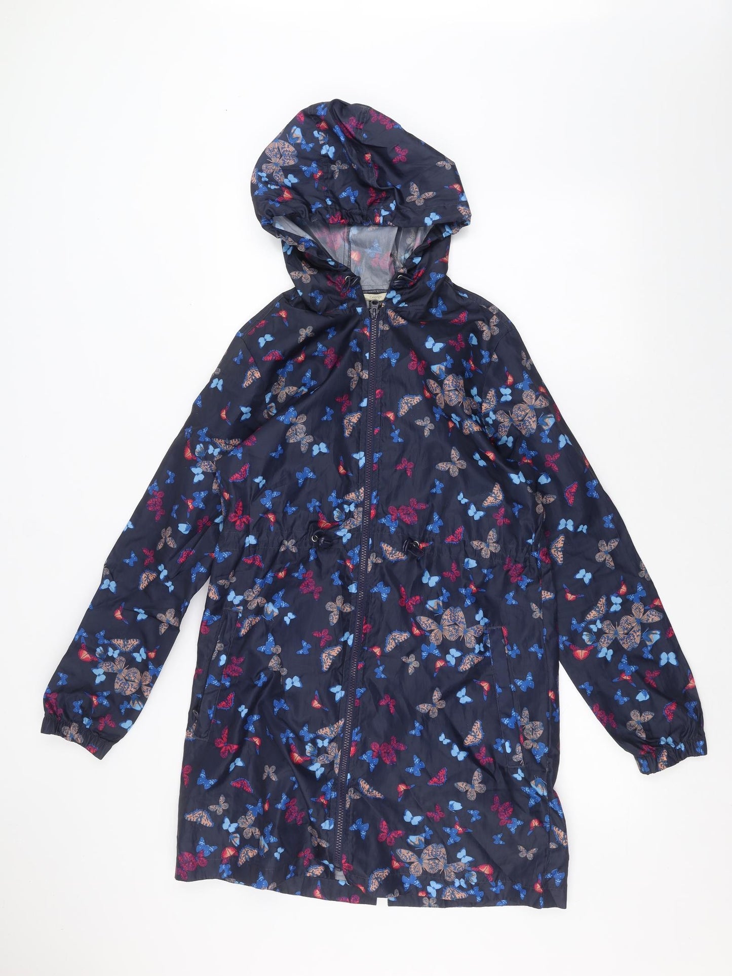 George Womens Blue   Rain Coat Coat Size 8