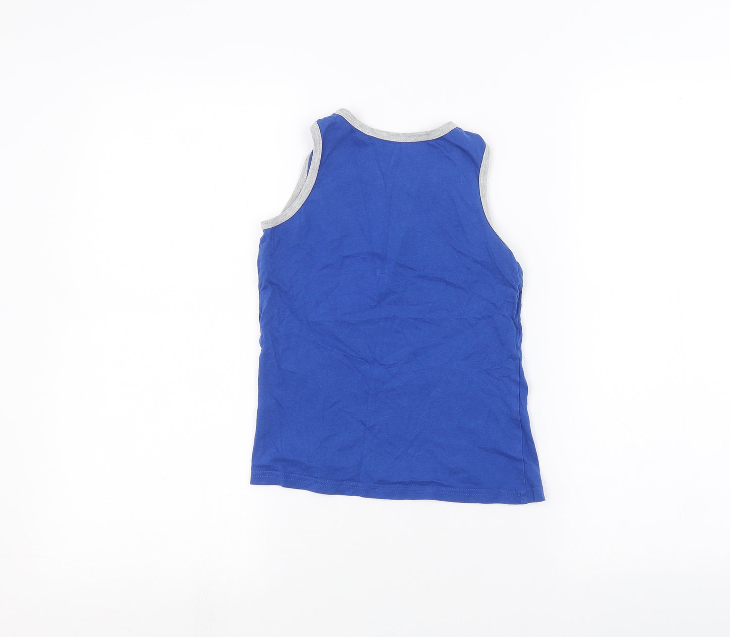 Primark Boys Blue   Basic Tank Size 8-9 Years