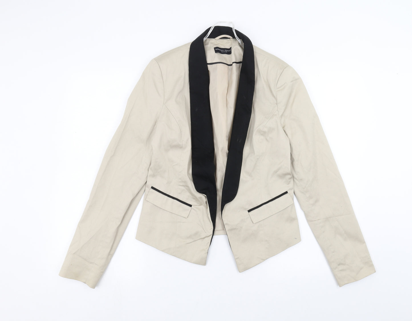 Dorothy Perkins Womens Beige   Jacket  Size 14