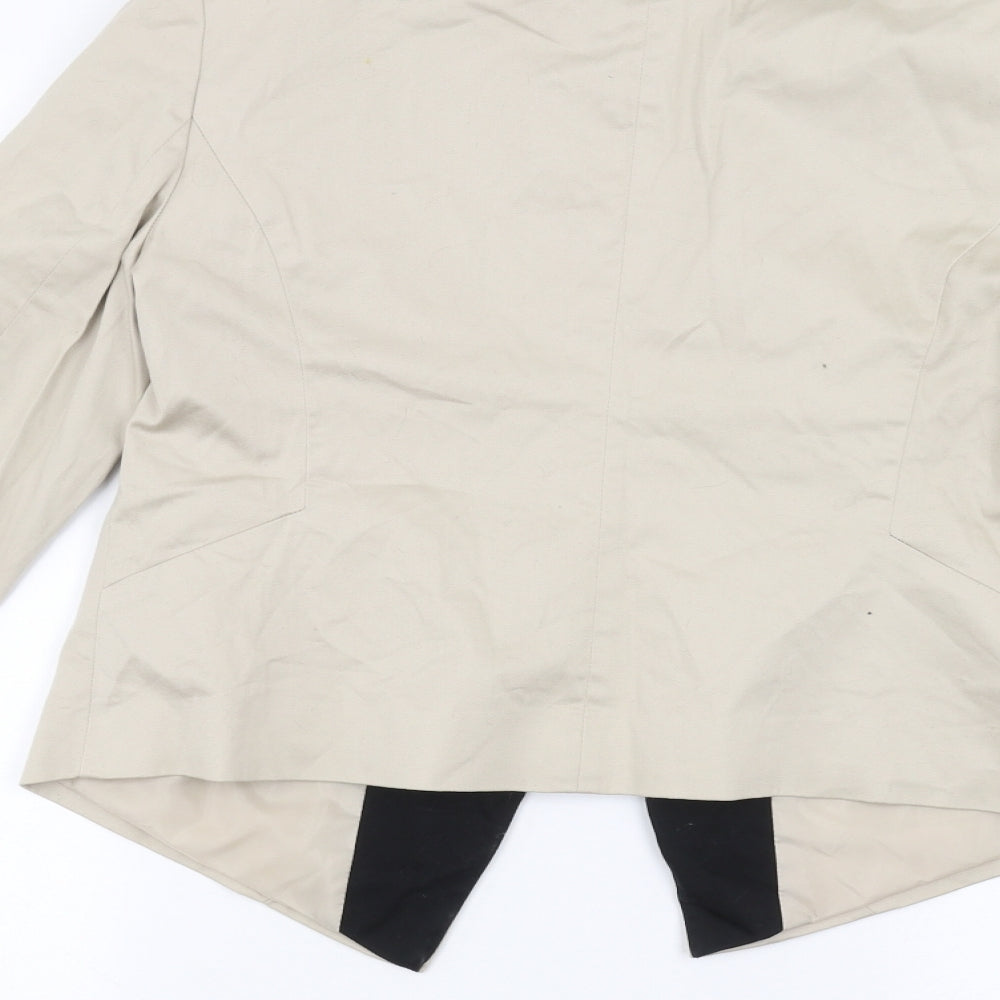 Dorothy Perkins Womens Beige   Jacket  Size 14