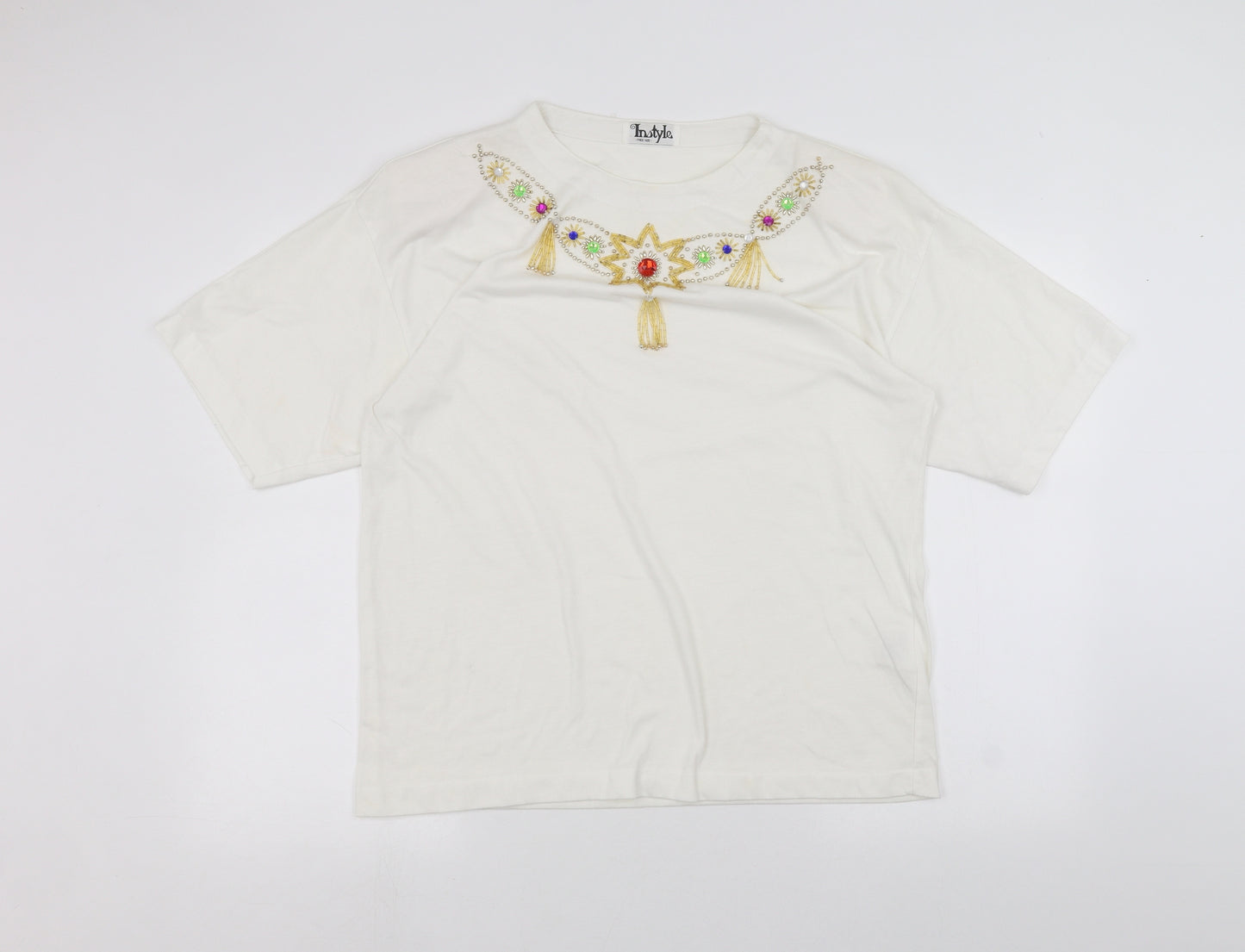 Instyle Womens White   Basic T-Shirt One Size